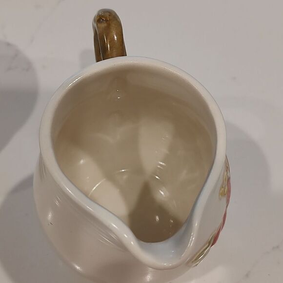 Vintage Pink by Metlox Lidded Sugar and Creamer Set Poppy Trail Vernon Pattern - Picture 7 of 11